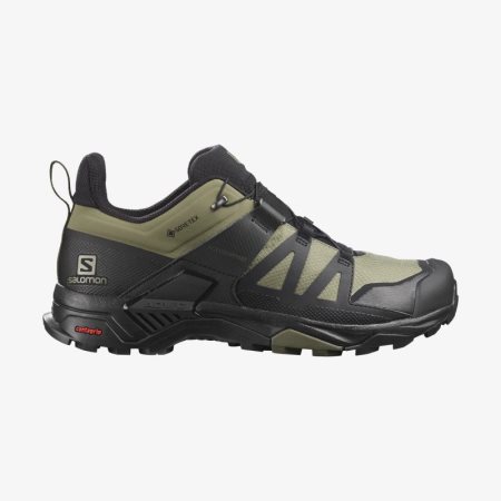 Scarpe Trekking Salomon X ULTRA 4 GORE-TEX Uomo Nere/Verde Oliva IT 7-X56